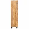 Magasfiú fiókkal Barna 40 x 30 x 120.5 cm tömör mangófa