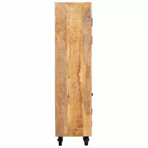 Magasfiú fiókkal Barna 40 x 30 x 120.5 cm tömör mangófa