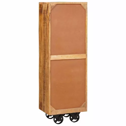 Magasfiú fiókkal Barna 40 x 30 x 120.5 cm tömör mangófa