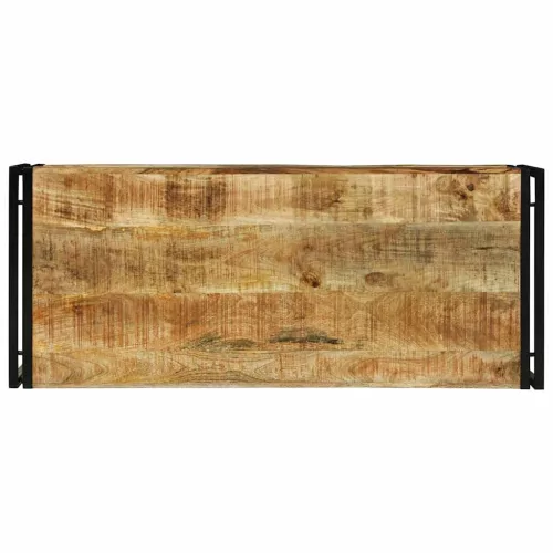 Dohányzóasztal Barna 120 x 50 x 38 cm Tömör nyers mangófa