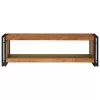 Dohányzóasztal Barna 120 x 50 x 38 cm tömör akácfa