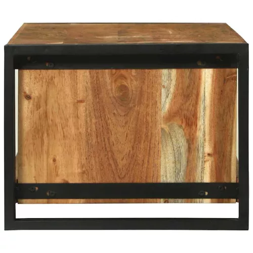 Dohányzóasztal Barna 120 x 50 x 38 cm tömör akácfa
