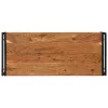 Dohányzóasztal Barna 120 x 50 x 38 cm tömör akácfa