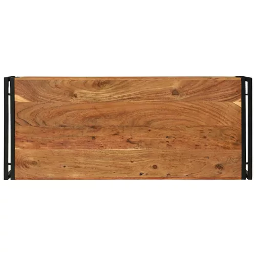 Dohányzóasztal Barna 120 x 50 x 38 cm tömör akácfa