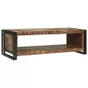 Dohányzóasztal Barna 120 x 50 x 38 cm tömör újrahasznosított fa