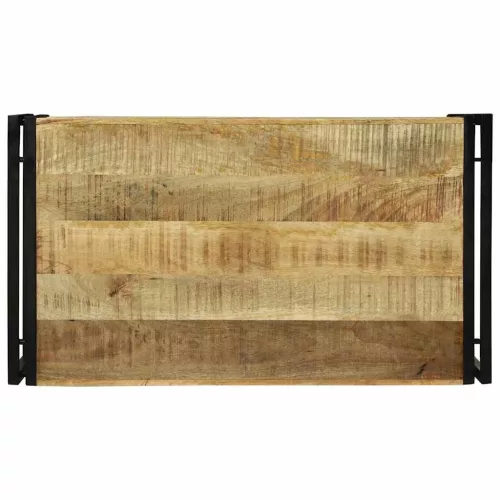 Dohányzóasztal Barna 90 x 50 x 38 cm Tömör nyers mangófa