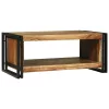 Dohányzóasztal Barna 90 x 50 x 38 cm tömör akácfa
