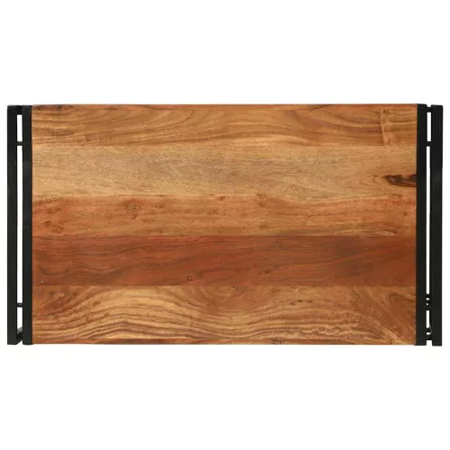 Dohányzóasztal Barna 90 x 50 x 38 cm tömör akácfa