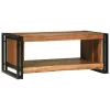 Dohányzóasztal Barna 90 x 50 x 38 cm tömör akácfa