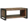 Dohányzóasztal Barna 90 x 50 x 38 cm tömör újrahasznosított fa