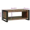 Dohányzóasztal Barna 90 x 50 x 38 cm tömör újrahasznosított fa