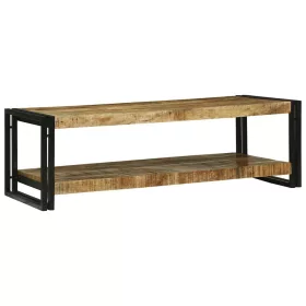 Dohányzóasztal Barna 120 x 50 x 38 cm tömör mangófa