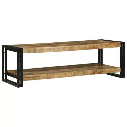 Dohányzóasztal Barna 120 x 50 x 38 cm tömör mangófa