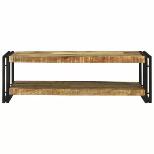 Dohányzóasztal Barna 120 x 50 x 38 cm tömör mangófa