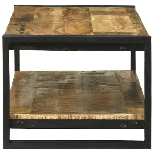 Dohányzóasztal Barna 120 x 50 x 38 cm tömör mangófa