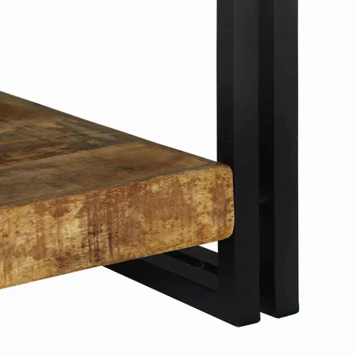 Dohányzóasztal Barna 120 x 50 x 38 cm tömör mangófa