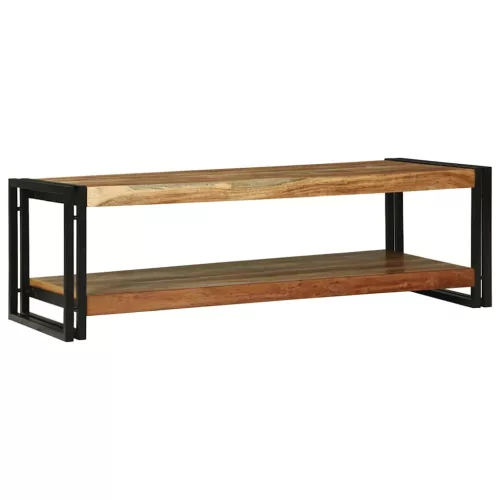 Dohányzóasztal Barna 120 x 50 x 38 cm tömör akácfa