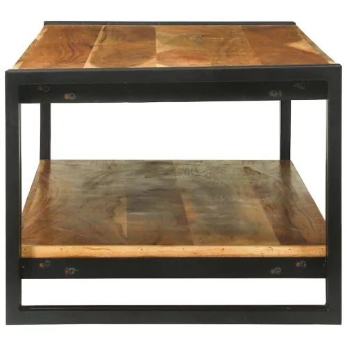Dohányzóasztal Barna 120 x 50 x 38 cm tömör akácfa