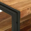 Dohányzóasztal Barna 120 x 50 x 38 cm tömör akácfa
