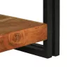 Dohányzóasztal Barna 120 x 50 x 38 cm tömör akácfa