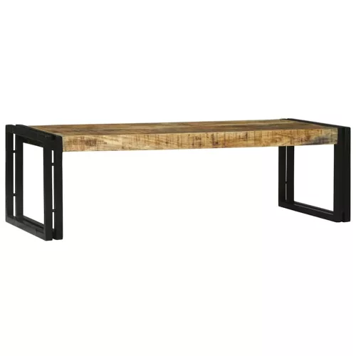 Dohányzóasztal 2 pcs Barna 48 x 40 x 40 cm tömör mangófa