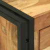 Dohányzóasztal fiókkal Barna 90 x 50 x 38 cm tömör akácfa