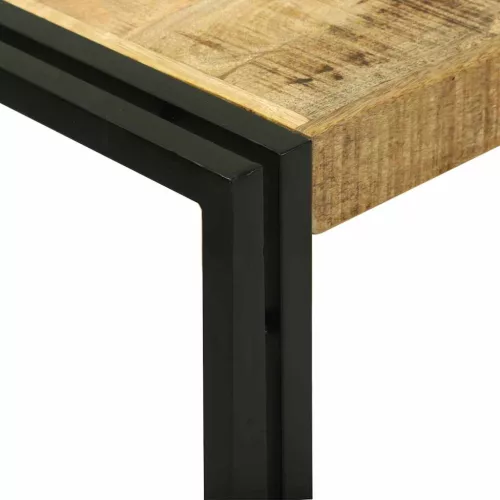 Konzolasztal Barna 120 x 33 x 75 cm Tömör nyers mangófa