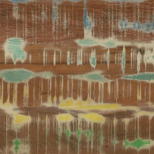 Konzolasztal 120 x 33 x 75 cm tömör újrahasznosított fa
