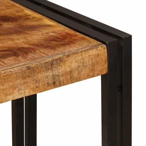 Konzolasztal Barna 90 x 33 x 75 cm Tömör nyers mangófa