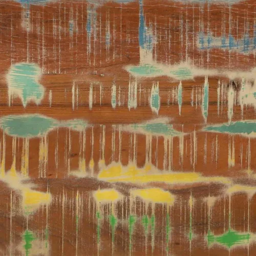 Konzolasztal Sokszínű 90 x 33 x 75 cm tömör újrahasznosított fa