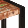 Konzolasztal polcokkal Sokszínű tömör újrahasznosított fa