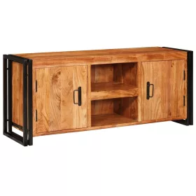 TV szekrény Barna 120 x 30 x 50 cm tömör akácfa