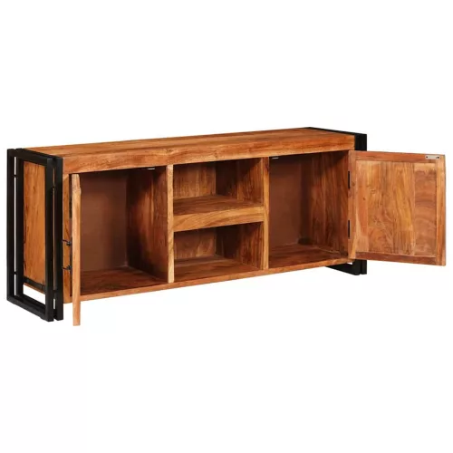 TV szekrény Barna 120 x 30 x 50 cm tömör akácfa