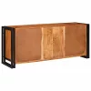 TV szekrény Barna 120 x 30 x 50 cm tömör akácfa