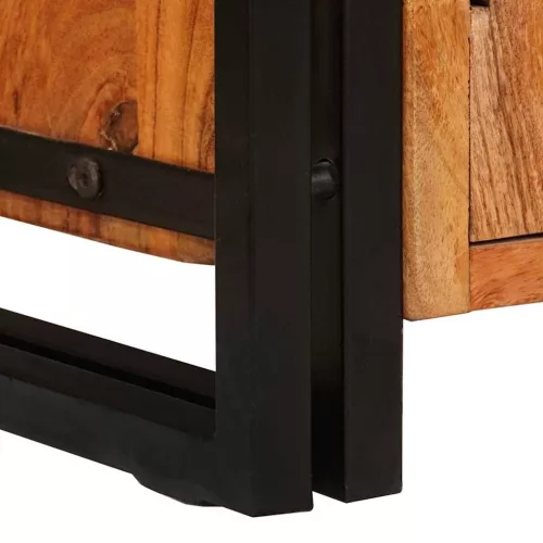 TV szekrény Barna 120 x 30 x 50 cm tömör akácfa