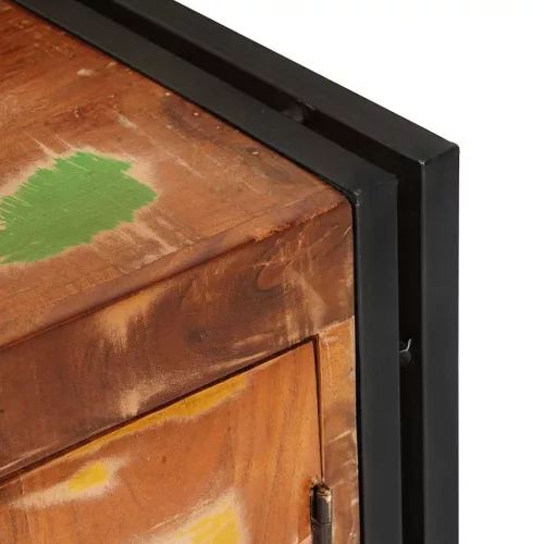 TV szekrény Sokszínű 120 x 30 x 50 cm tömör újrahasznosított fa