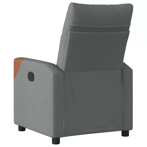 Sötétszürke szövet relaxfotel