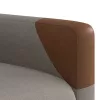 Tópszínű szövet dönthető fotel