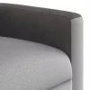 Felhőszürke szövet dönthető masszázsfotel