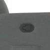 Sötétszürke szövet dönthető fotel