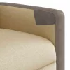 Krémszínű szövet dönthető fotel