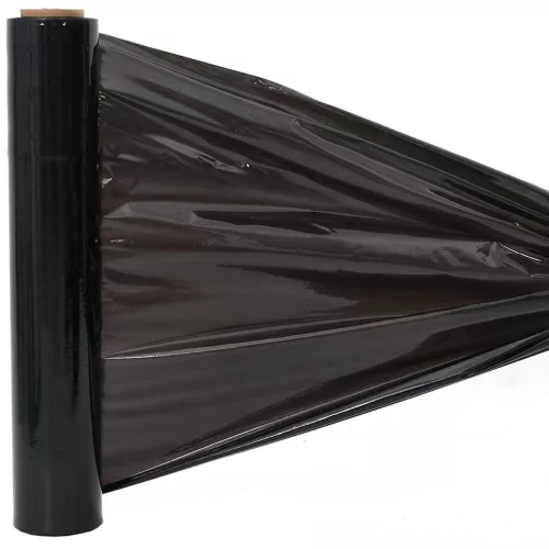 Stretch fólia 2 pcs fekete 17 μm 50 cm x 150 m