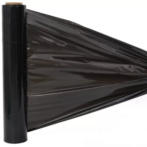 Stretch fólia 6 pcs fekete 30 μm 50 cm x 150 m