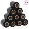 Stretch fólia 50 pcs fekete 23 μm 10 cm x 150 m