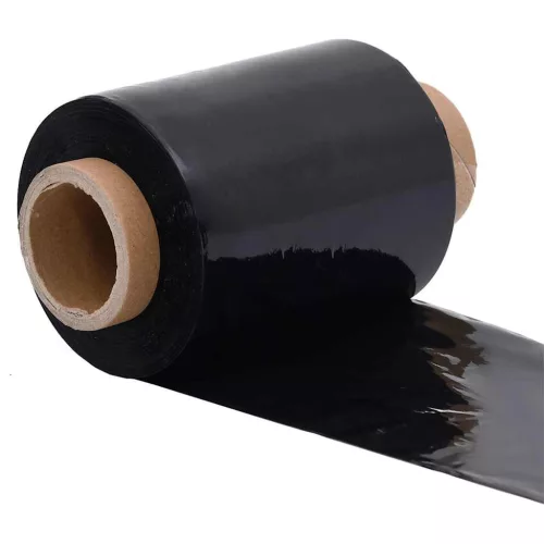 Stretch fólia 50 pcs fekete 23 μm 10 cm x 150 m