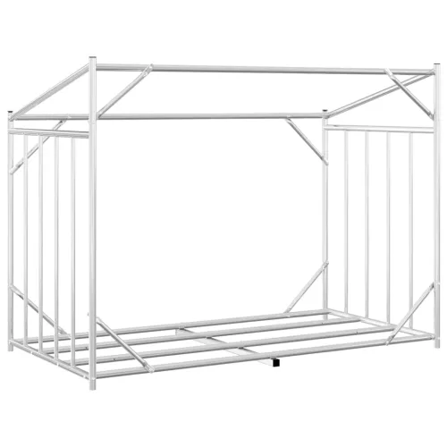 Tűzifa állvány esővédővel 151x80,5x110,5 cm horganyzott acél