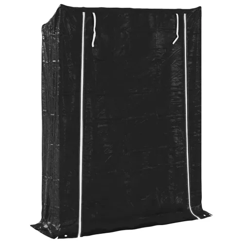 Tűzifa állvány esővédővel 150x40x200 cm horganyzott acél