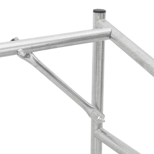 Tűzifa állvány esővédővel 150x80x200 cm horganyzott acél