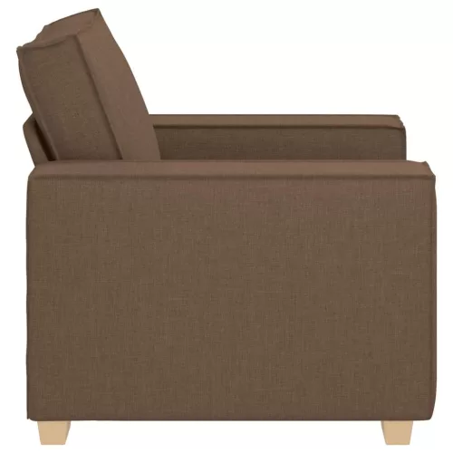 Barna szövet kanapéfotel 60 cm