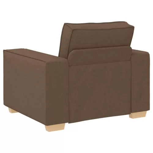 Barna szövet kanapéfotel 60 cm